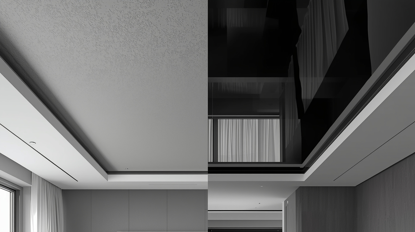 Fyxsmyx matte en glanzende stretch plafonds